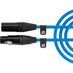 Rode XLR3M-B Cable XLR Pro XLR3F a XLR3M Azul 3mts