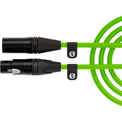 Rode XLR3M-G Cable XLR Pro XLR3F a XLR3M Verde 3mts