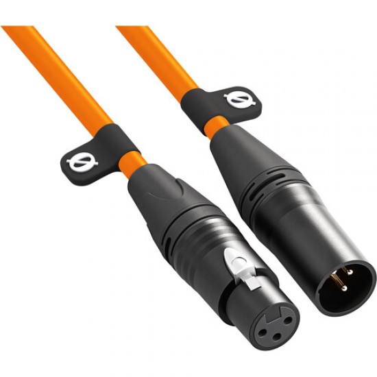 Rode XLR3M-O Cable XLR Pro XLR3F a XLR3M Naranja 3mts