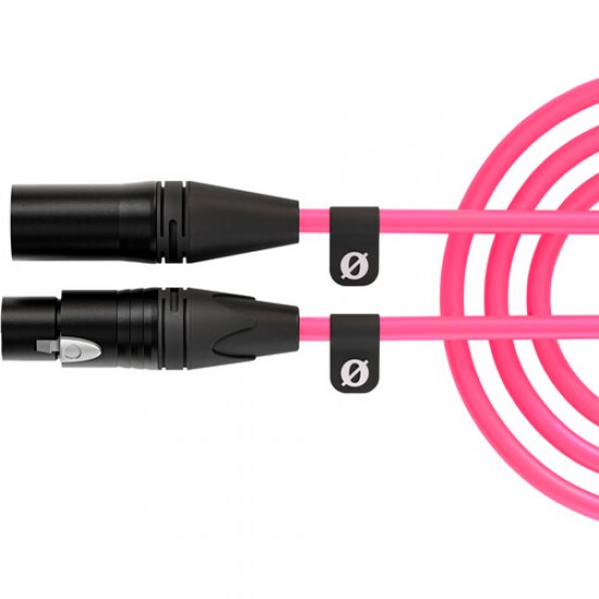 Rode XLR3M-P Cable XLR Pro XLR3F a XLR3M Rosado 3mts