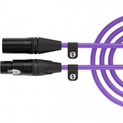 Rode XLR3M-PU Cable XLR Pro XLR3F a XLR3M Morado 3mts