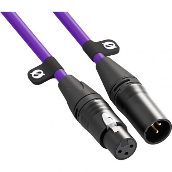 Rode XLR3M-PU Cable XLR Pro XLR3F a XLR3M Morado 3mts