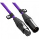 Rode XLR3M-PU Cable XLR Pro XLR3F a XLR3M Morado 3mts