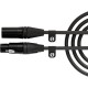 Rode XLR3M Cable XLR Pro XLR3F a XLR3M Negro 3mts