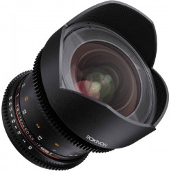 Rokinon Lente DS Cine 12mm T3.1 Fisheye para Canon EF Mount