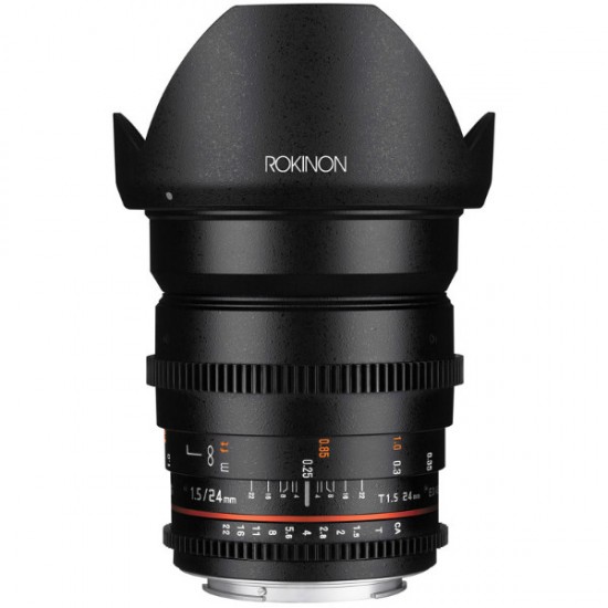 Rokinon Lente DS Cine 24mm T1.5 para NEX Sony E Mount