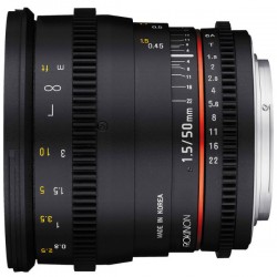 Rokinon Lente DS Cine 50mm T1.5 para EF Canon