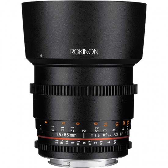 Rokinon Lente DS Cine 85mm T1.5 para NEX Sony E Mount