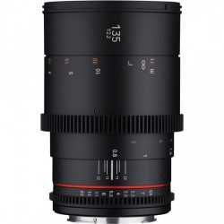 Rokinon DSX135-C Lente DSX Full Frame Telephoto 135mm T2.2 para Canon