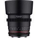 Rokinon DSX85-C Lente DSX Full Frame Telephoto 85mm T1.5 para Canon