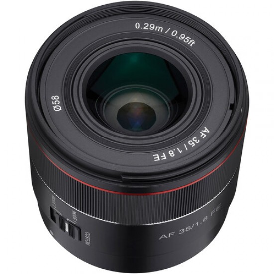 Rokinon IO3518-E Lente AF 35mm f/1.8 FE para Sony