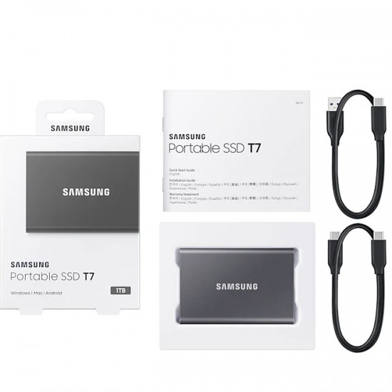 Samsung T7 SSD 1TB Portable USB 3.2 Gen 2 