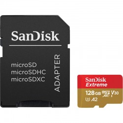 SanDisk microSDXC 128GB Extreme UHS-I  Tarjeta de memoria V30