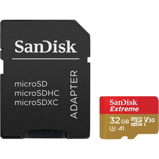 SanDisk MicroSD 32GB Extreme UHS-I  Tarjeta de memoria V30