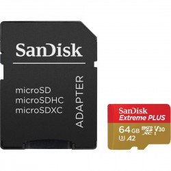 SanDisk microSDXC 64GB Extreme Plus Tarjeta de memoria V30