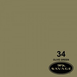 Savage Fondo de Papel "Olive Green"  para backdrop de 2,72  x 11 mts SAV-34