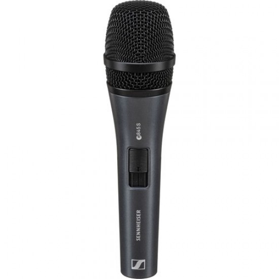 Sennheiser E845S  Micrófono de mano vocal supercardioide con Switch