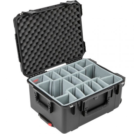 SKB iSeries 2015-10PT Maleta impermeable con ruedas separadores Think Tank Photo y organizador de tapa con espuma