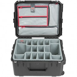 SKB 2217-10PL Maleta impermeable con ruedas tirador separadores Think Tank Photo y organizador de tapa