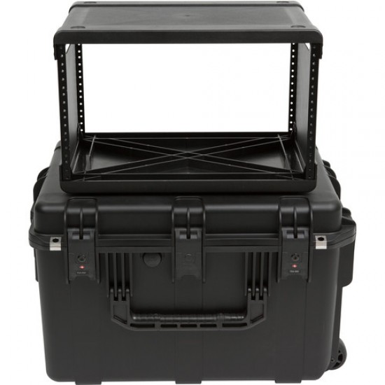 SKB 2317M146U Maleta impermeable Fly Rack de 6U con ruedas y tirador