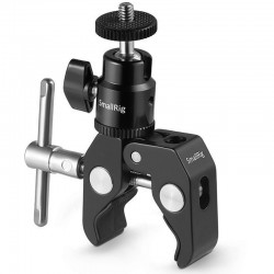 SmallRig 1124 Clamp de abrazadera con micro Cabezal 