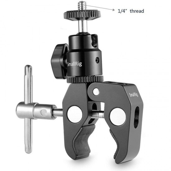 SmallRig 1124 Clamp de abrazadera con micro Cabezal 