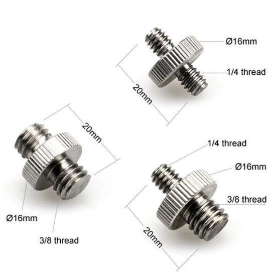 SMALLRIG 1262 TORNILLOS DE DOBLE CABEZA PACK DE 3