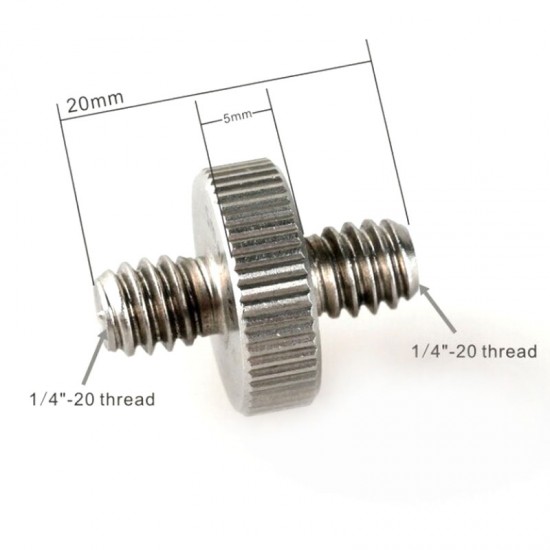 SmallRig 1879 Pernos de 1/4" y 1/4" (5 pack)