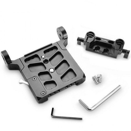 SmallRig 1998 Baseplate para RED con Rods de 15mm y Arri Rosette