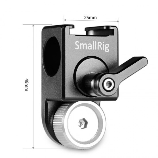 Smallrig 2001 Abrazadera de Rods con sistema de locación Arri de 2 puntos