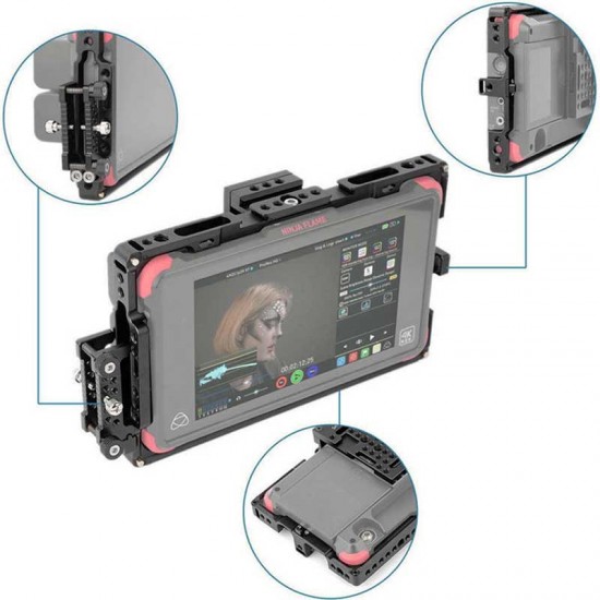 Smallrig 2008 Cage para Atomos 7" con Sunhood (parasol)  