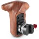 SmallRig 2118  Agarre de madera lado izquierdo con sistema NATO y Arri Rosette