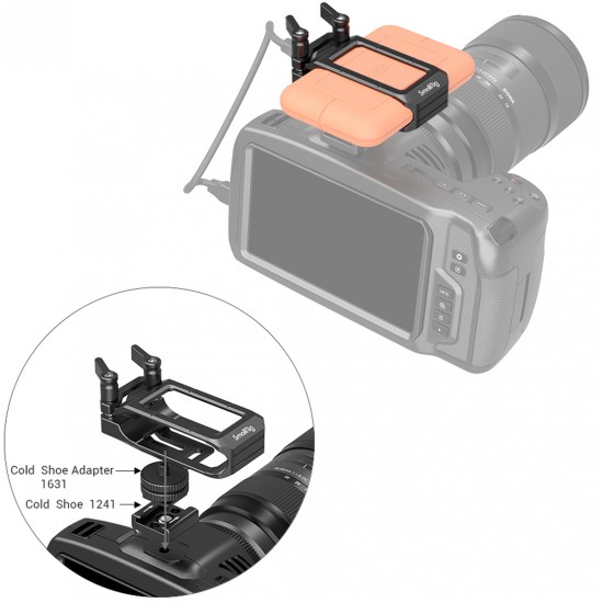 SmallRig 2814 Soporte para LaCie Rugged SSD