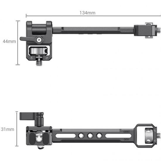 SmallRig 2889 Soporte de Monitor para DJI Ronin-S / Ronin-SC y Zhiyun Gimbals 