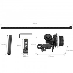 SmallRig 3010 Follow Focus Mini F40 para Rods de 15mm