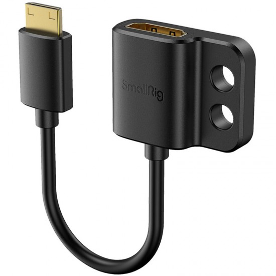 SmallRig 3020 Ultra delgado Adapter Mini HDMI a hembra HDMI