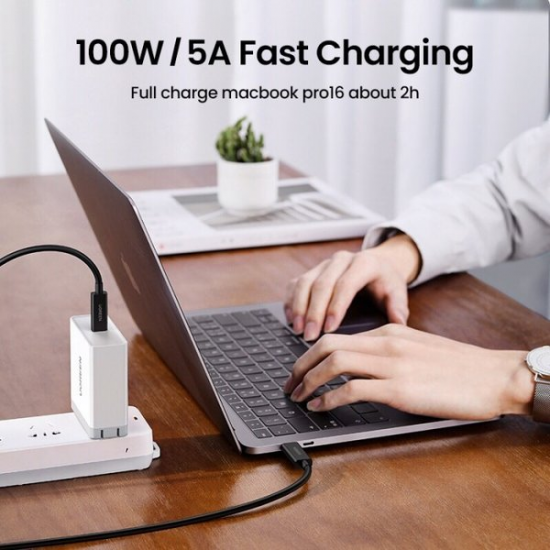 Ugreen Cable USB-C a USB-C Thunderbolt 4 (40Gbps) 80cm