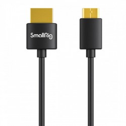 SmallRig 3041 Ultra delgado Cable Mini HDMI a HDMI 4K@60 corto de 55cm