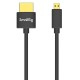 SmallRig 3042 Ultra delgado Cable Micro HDMI a HDMI 4K@60 corto de 35cm