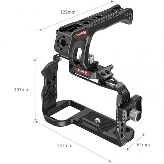 SmallRig 3181 Sony A7S III Cage / Jaula rieles NATO & Clamp HDMI