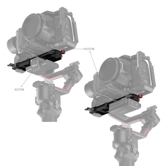 SmallRig 3249 Placa de montaje para DJI RS 2