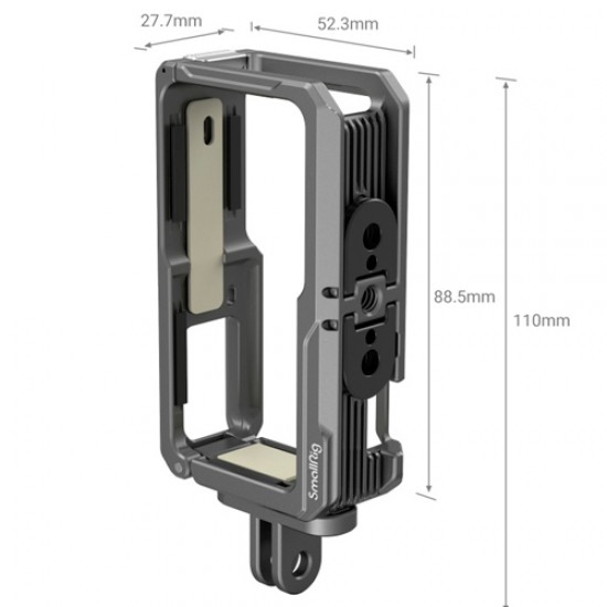 SmallRig 3661 Cage para cámara DJI Action 2 