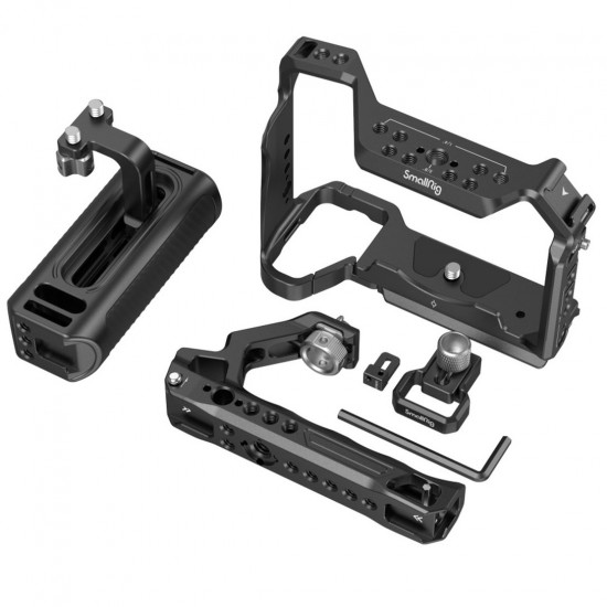 SmallRig 3669 Cage para Sony A7 IV + A7IIIs con mangos de agarre