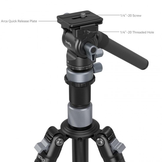 SmallRig 4221 Trípode compacto de video para viajes