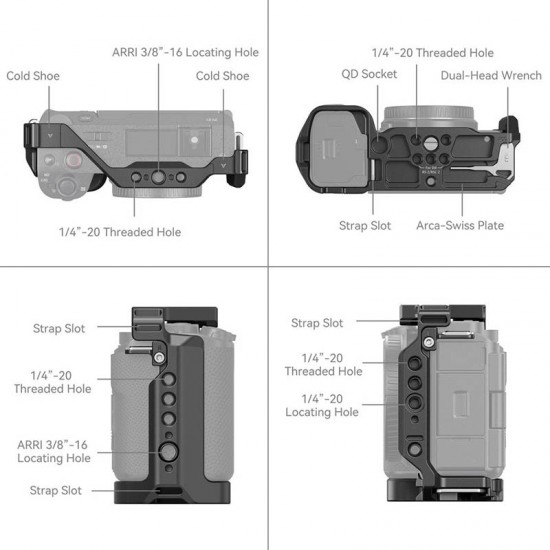 SmallRig 4256 Cage para Sony ZV-E1