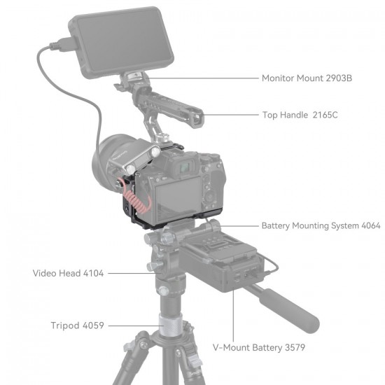 SmallRig 4308 Jaula Rhinoceros para Sony a7R V, a7 IV y a7S III 