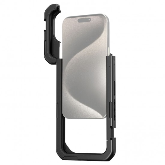 SmallRig 4398 Video Cage para iPhone 15 Pro con agarre