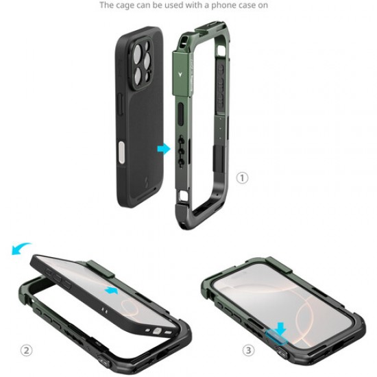 SmallRig 5002 Kit Jaula x Brandon Li para iPhone 16 Pro 