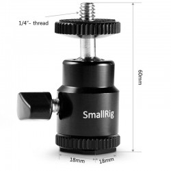 SmallRig 761 Micro Cabezal con zapata