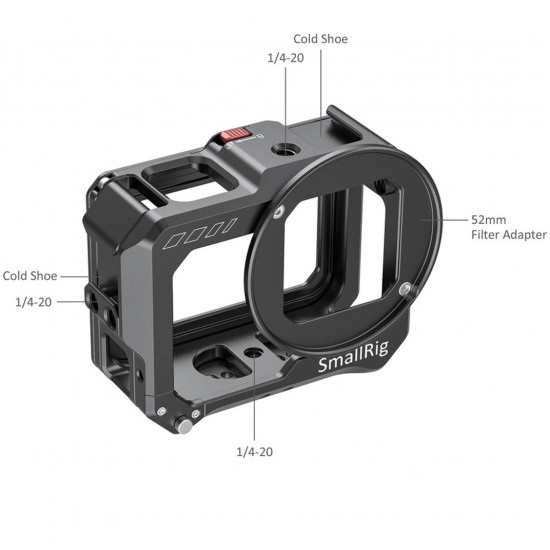 Smallrig Cage CVG2505 Vlogging Cage para Gopro HERO8 Black